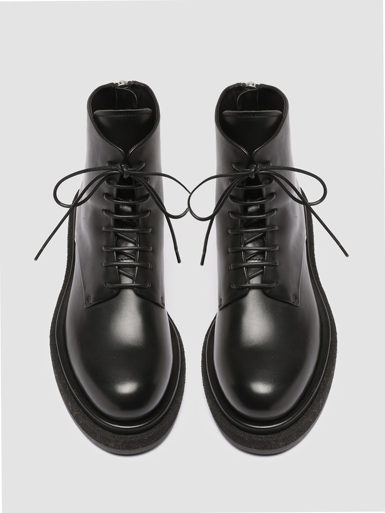 TONAL 101 - Black Leather Ankle Boots