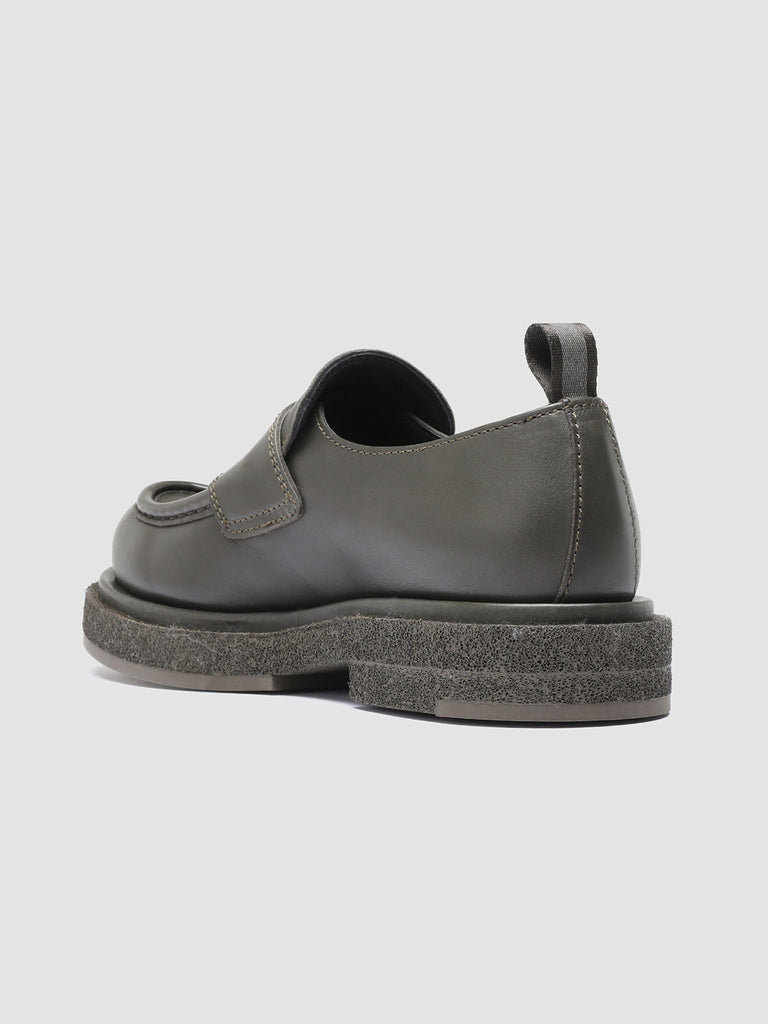 TONAL 102 - Green Leather Loafers Women Officine Creative - 4