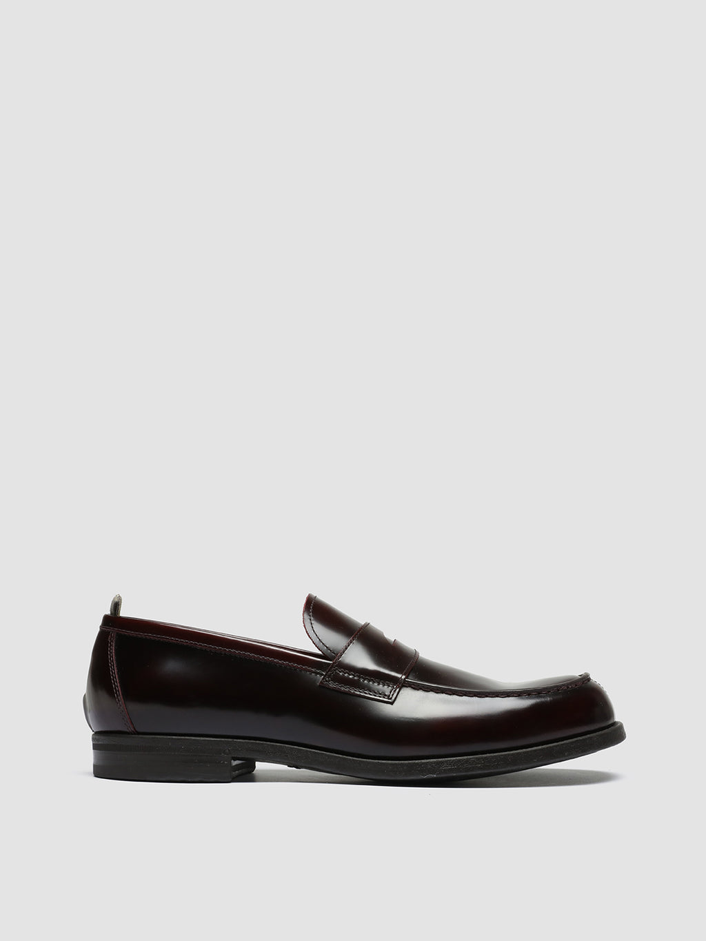 VINE 001 - Burgundy Leather Loafers Men Officine Creative - 1