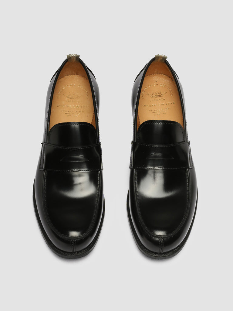 VINE 001 - Black Leather Loafers