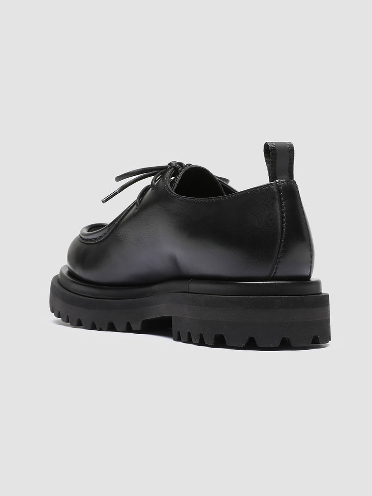 WISAL 002 - Black Leather Derby Shoes Women Officine Creative - 4