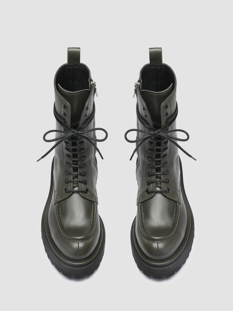 WISAL 017 - Green Leather Boots